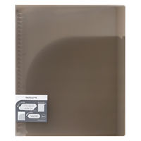 日本ノート ルーズリーフ バインダー A4 ワイド 30穴 パペルール グレー LN59GR 1冊