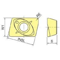MOLDINO JDMT070202R:JP4120 カッタ用インサート 160321 1セット(10ケ)（直送品）