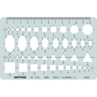ドラパス テンプレート総合A(小) 31-105 E-105 1セット(4枚)（直送品）