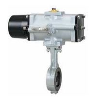 キッツ 空圧 《FAS型/単作動・バタフライ》ステンレス鋼製UHBシリーズ(FASー10UHB) FAS-10UHB 80A 1個（直送品）