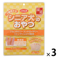 デビフ 7歳頃から シニア犬のおやつ グルコサミン・コンドロイチン・コエンザイムQ10配合 国産 100g（25g×4袋）3袋 デビフペット 犬用