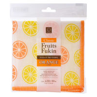 クラシック フルーツふきん　オレンジ 約30×30cm 1枚 小久保工業所
