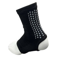 エバナース 足首サポーター 左右兼用1枚入り ブラック HOR-610902 1枚（直送品）