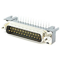 日本航空電子工業 基板側コネクタ ライトアングル ピン DBLC-J25PAF-10L6E 1個（直送品）