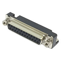 日本航空電子工業 基板側コネクタ ライトアングル ソケット DBLC-J25SAF-10L6E 1個（直送品）