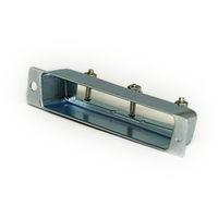 日本航空電子工業 D-subシリーズ用アクセサリ ジャンクションシェル 金属製角型クランプ DC19678-3R 1個（直送品）