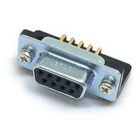 日本航空電子工業 基板側コネクタ アングルスルーホールタイプ ソケット DE-9SA-NR 1個（直送品）