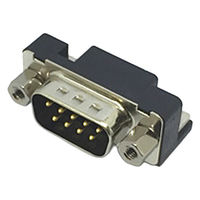 日本航空電子工業 基板側コネクタ ライトアングル ピン DELC-J9PAF-10L6E 1個（直送品）