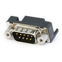 日本航空電子工業 基板側コネクタ ライトアングル ピン DELC-J9PAF-13L9E 1個（直送品）