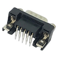 日本航空電子工業 基板側コネクタ ライトアングル ピン DELC-J9PAF-23L6E 1個（直送品）