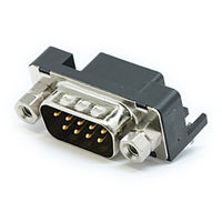 日本航空電子工業 基板側コネクタ ライトアングル ピン DELC-J9PAF-23L9E 1個（直送品）