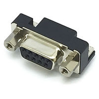 日本航空電子工業 基板側コネクタ ライトアングル ソケット DELC-J9SAF-13L6E 1個（直送品）