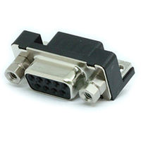 日本航空電子工業 基板側コネクタ ライトアングル ソケット DELC-J9SAF-23L6E 1個（直送品）