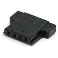 日本航空電子工業 ケーブル側プラグ 1列型 ディスクリートワイヤ用圧着結線型 FI-S4S 1個（直送品）