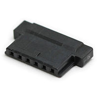 日本航空電子工業 ケーブル側プラグ 1列型 ディスクリートワイヤ用圧着結線型 FI-S6S 1個（直送品）