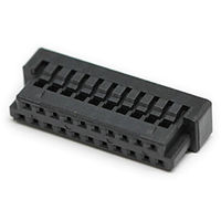 日本航空電子工業 ケーブル側プラグ 2列型 ディスクリートワイヤ用圧着結線型 FI-W21S 1個（直送品）