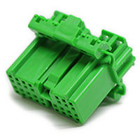 日本航空電子工業 2列型ソケットハウジング 一体型係止フラットタイプ IL-AG5-16S-D3C1-A 1個（直送品）