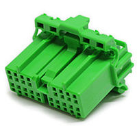 日本航空電子工業 2列型ソケットハウジング 一体型係止フラットタイプ IL-AG5-18S-D3C1 1個（直送品）