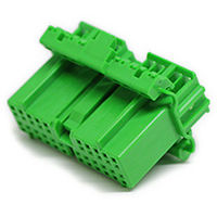 日本航空電子工業 2列型ソケットハウジング 一体型係止フラットタイプ IL-AG5-22S-D3C1 1セット(100個)（直送品）