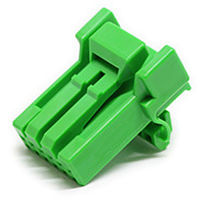 日本航空電子工業 1列型ソケットハウジング 一体型係止フラットタイプ IL-AG5-6S-S3C1 1個（直送品）