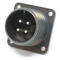 日本航空電子工業 パネル取付レセプタクル(TUV認定品 単体防水型) JL04V-2E18-10PE-B-R 1個（直送品）