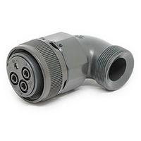 日本航空電子工業 ライトアングルプラグ(TUV認定品 嵌合時防水型) JL04V-8A22-22SE-EBH-R 1個（直送品）