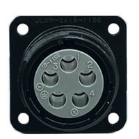 日本航空電子工業 パネル取付レセプタクル(嵌合時防水型) ソケットインサート JL05-2A18-11SC-F0-RK 1個（直送品）