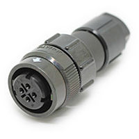 日本航空電子工業 ストレートプラグ JN2DS04FK2-R 1個（直送品）