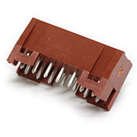 日本航空電子工業 ピンヘッダ(スルーホールタイプ) ライトアングルタイプ LY20-14P-DLT1-P5E-BR 1個（直送品）