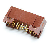 日本航空電子工業 ピンヘッダ(スルーホールタイプ) ライトアングルタイプ LY20-14P-DLT1-P1E-BR 1個（直送品）