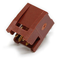 日本航空電子工業 ピンヘッダ(スルーホールタイプ) ライトアングルタイプ LY20-4P-DLT1-P1E-BR 1個（直送品）