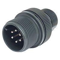 日本航空電子工業 半田結線式 ケーブル中継用レセプタクル N/MS3101B14S-6P 1個（直送品）