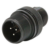 日本航空電子工業 半田結線式 ケーブル中継用レセプタクル N/MS3101B14S-7P 1個（直送品）