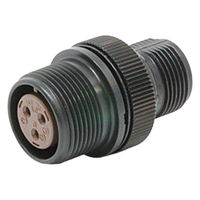 日本航空電子工業 半田結線式 ケーブル中継用レセプタクル N/MS3101B14S-7S 1個（直送品）