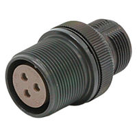 日本航空電子工業 半田結線式 ケーブル中継用レセプタクル N/MS3101B16-10S 1個（直送品）