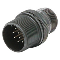 日本航空電子工業 半田結線式 ケーブル中継用レセプタクル N/MS3101B18-1P 1個（直送品）