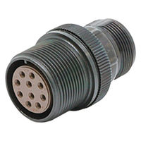 日本航空電子工業 半田結線式 ケーブル中継用レセプタクル N/MS3101B18-1S 1個（直送品）