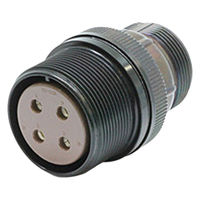 日本航空電子工業 半田結線式 ケーブル中継用レセプタクル N/MS3101B22-22S 1個（直送品）