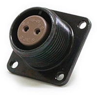 日本航空電子工業 半田結線式 パネル取付レセプタクル N/MS3102A14S-9S 1個（直送品）