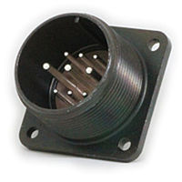 日本航空電子工業 半田結線式 パネル取付レセプタクル N/MS3102A20-18P 1個（直送品）