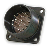 日本航空電子工業 半田結線式 パネル取付レセプタクル N/MS3102A24-7P 1個（直送品）