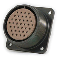 日本航空電子工業 半田結線式 パネル取付レセプタクル N/MS3102A28-21S 1個（直送品）