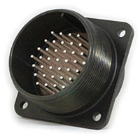 日本航空電子工業 半田結線式 パネル取付レセプタクル N/MS3102A28-21P 1個（直送品）