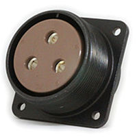 日本航空電子工業 半田結線式 パネル取付レセプタクル N/MS3102A28-6S 1個（直送品）