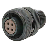 日本航空電子工業 半田結線式 ストレートプラグ N/MS3106B14S-2S 1個（直送品）