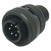 日本航空電子工業 半田結線式 ストレートプラグ N/MS3106B14S-6P 1個（直送品）