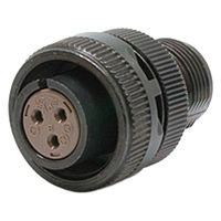 日本航空電子工業 半田結線式 ストレートプラグ N/MS3106B14S-7S 1個（直送品）