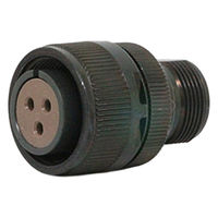 日本航空電子工業 半田結線式 ストレートプラグ N/MS3106B16-10S 1個（直送品）