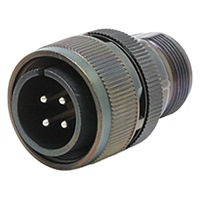 日本航空電子工業 半田結線式 ストレートプラグ N/MS3106B18-10P 1個（直送品）