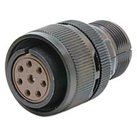 日本航空電子工業 半田結線式 ストレートプラグ N/MS3106B18-8S 1個（直送品）